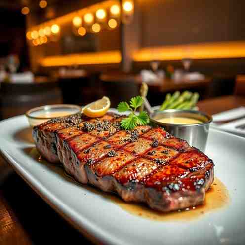 New York Grill Strip Steak - A Restaurant Recipe